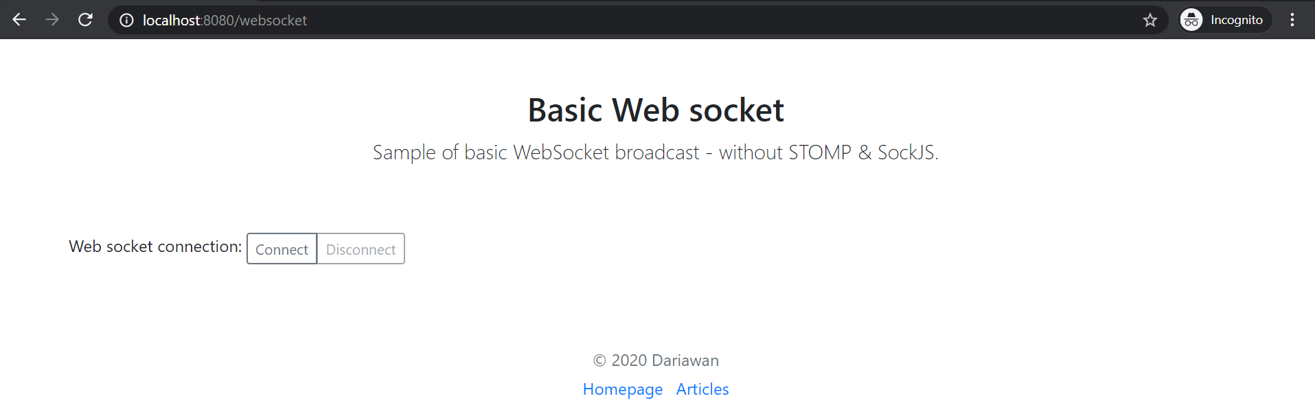 http://localhost:8080/websocket