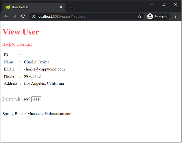 http://localhost:8080/users/1/delete